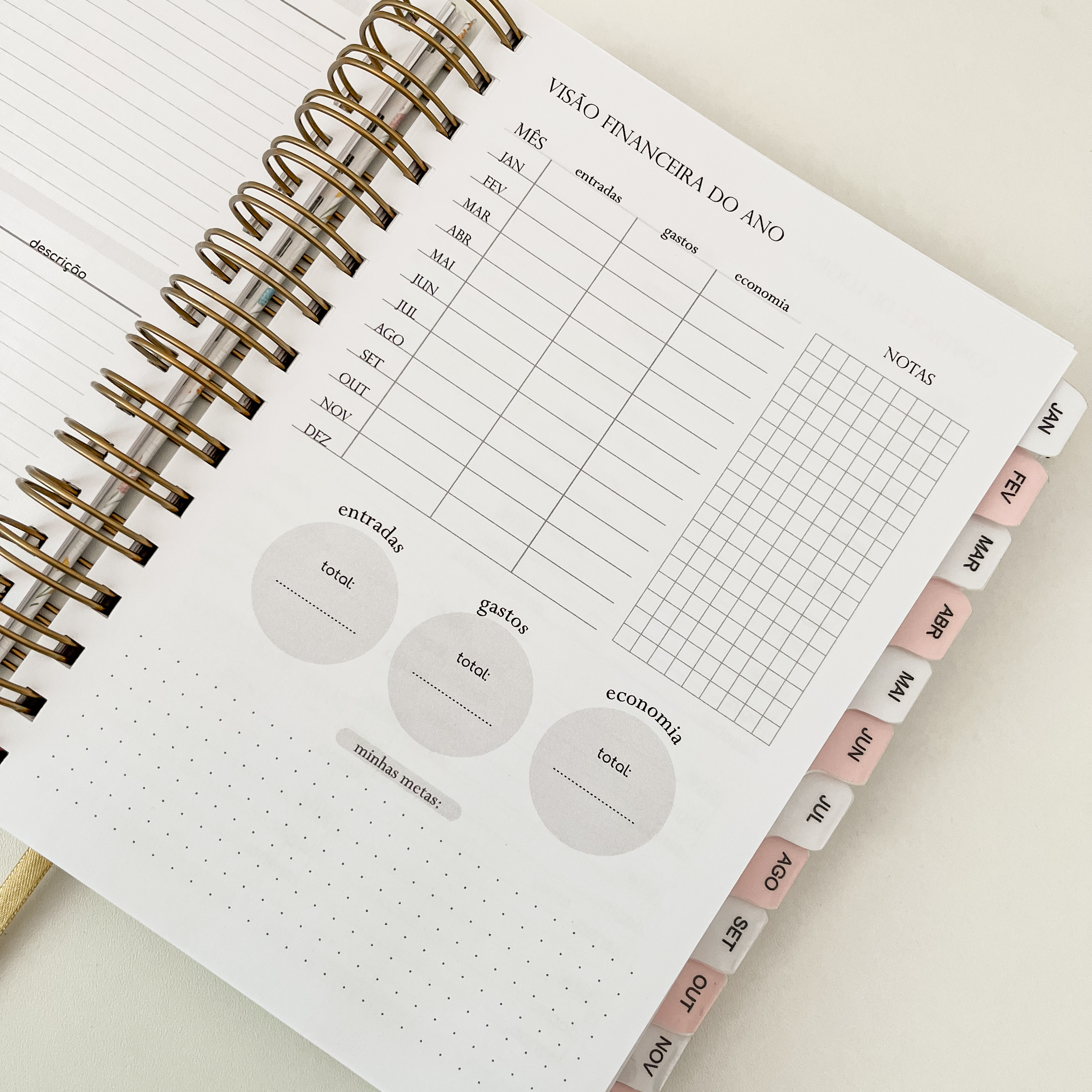 Visão financeira anual